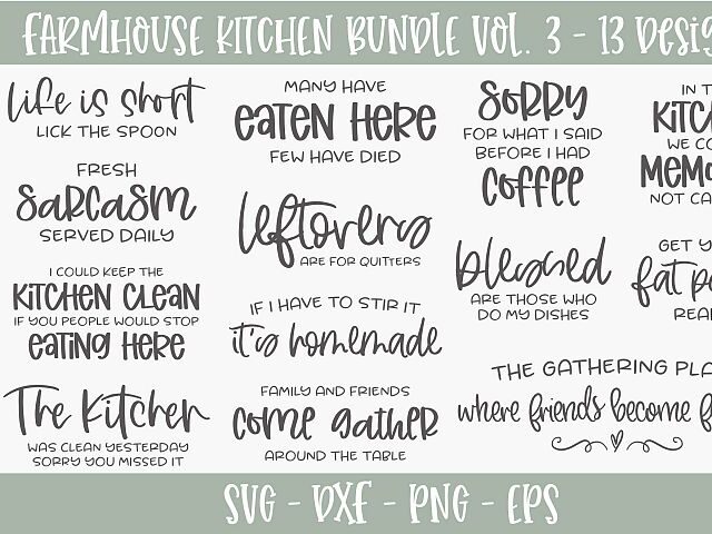 Farmhouse Kitchen Bundle - DesignBundles