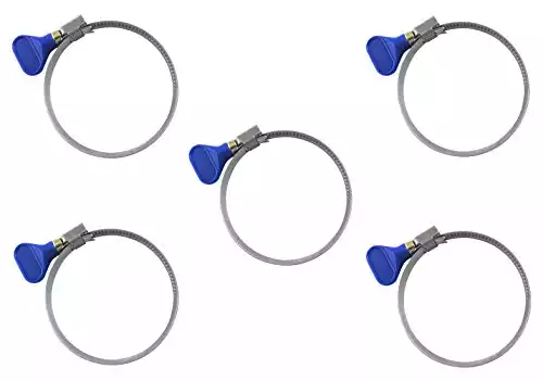 Taytools 5-Piece 4 in. Thumb Screw Hose Clamps