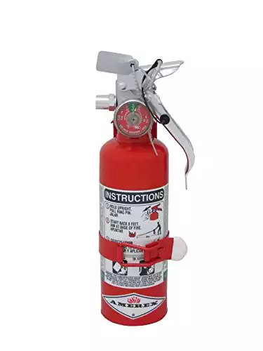 1.4lb Halotron I Class B C Fire Extinguisher