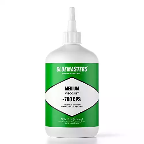 CA Super Glue by GLUE MASTERS - 16 OZ - Medium