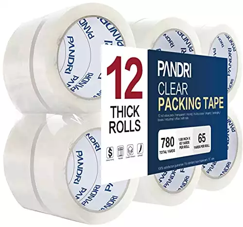 12 Rolls Heavy-Duty Packaging Tape