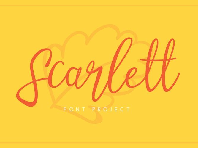 Scarlett Font - FontBundles